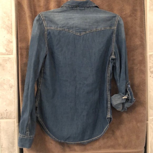 Seven7 Denim Button Down Shirt - Picture 2 of 2
